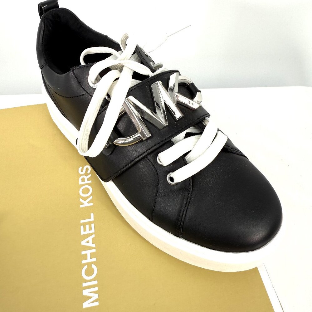 MK Michael Kors Emmett Strap Lace Up Black Size 7